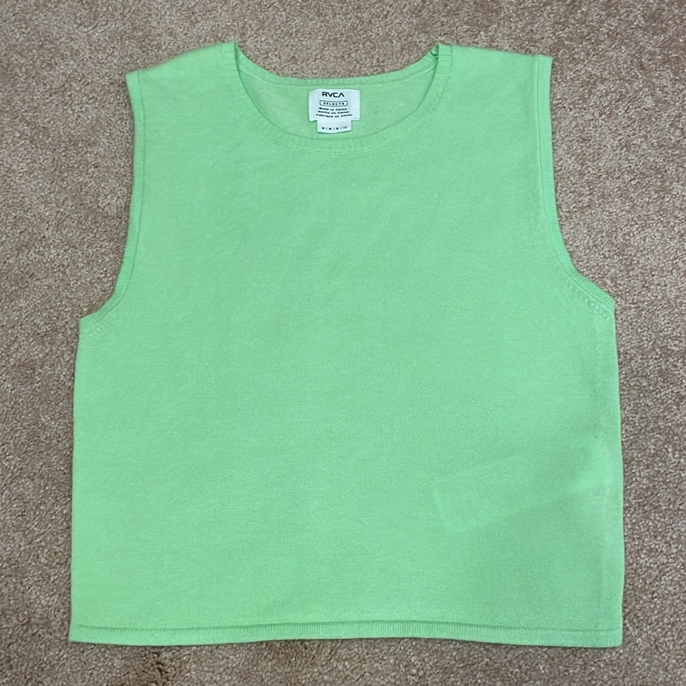 RVCA Selects Shiver sweater tank size M